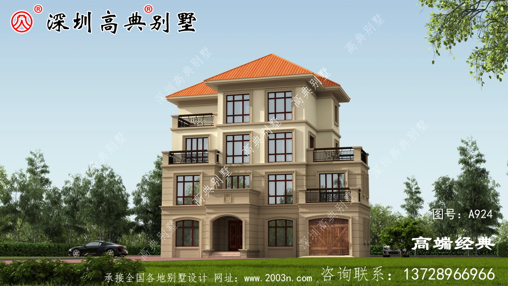 農(nóng)村三層半自建房外觀圖，經(jīng)濟(jì)實(shí)用