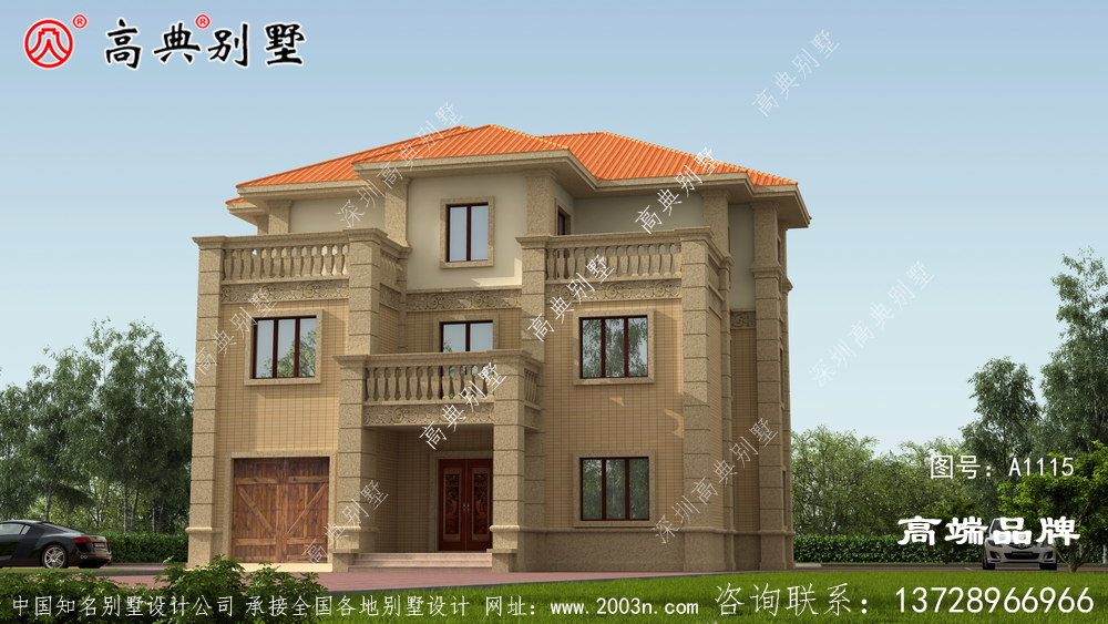 這款別墅清新美麗的氣質 ,符合鄉村田園的氣息 這款別墅清新美麗的氣質 ,符合鄉村田園的氣息