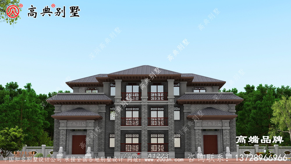 父母老了,孩子大了,和兄弟一起建個中式雙拼別墅吧 父母老了,孩子大了,和兄弟一起建個中式雙拼別墅吧