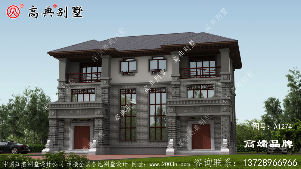 兄弟建雙拼三層別墅,建起來(lái)肯定讓人羨慕不已