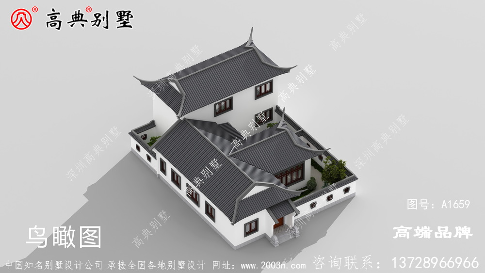 中式庭院鄉村自建房就就選它，就是氣派