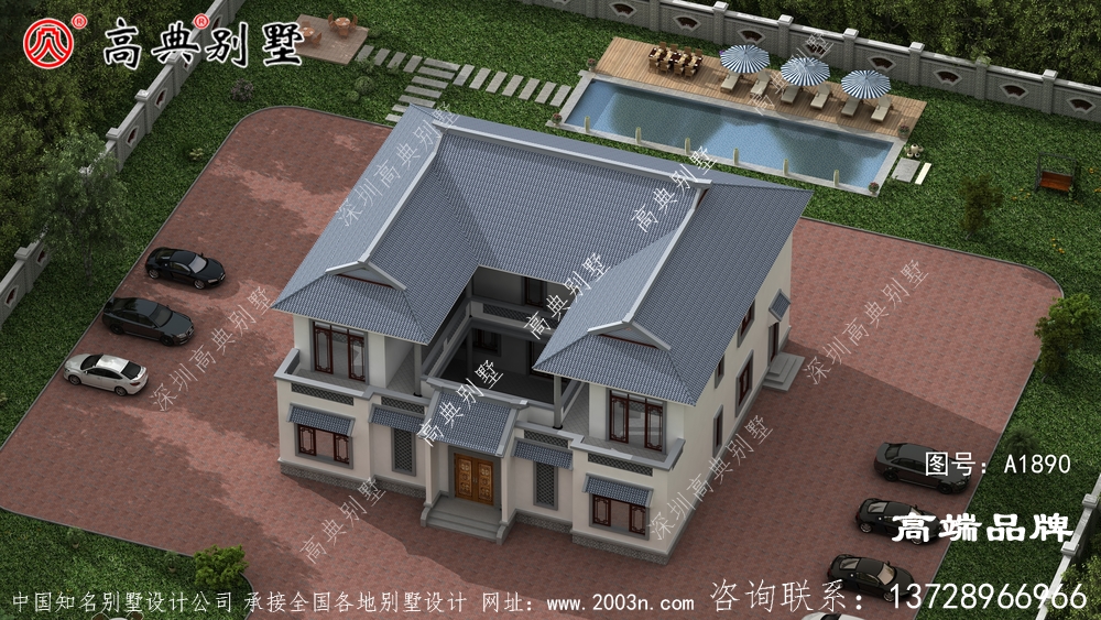 露臺大非常適合農村 ，方便居民晾曬作物