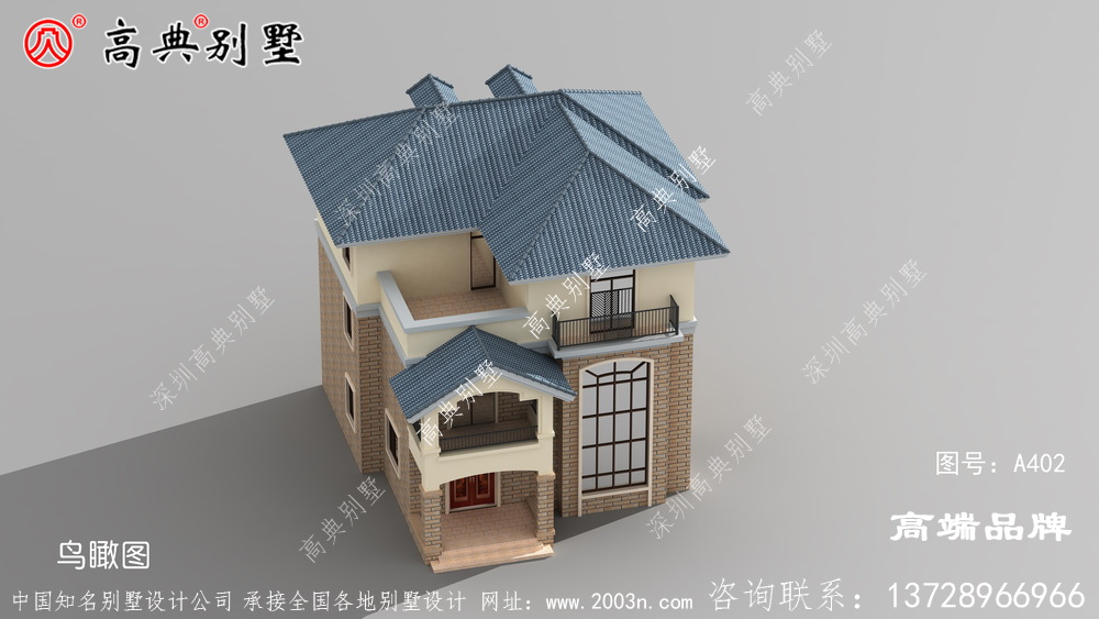 簡歐三層別墅雖然面積不大,但是住著舒適
