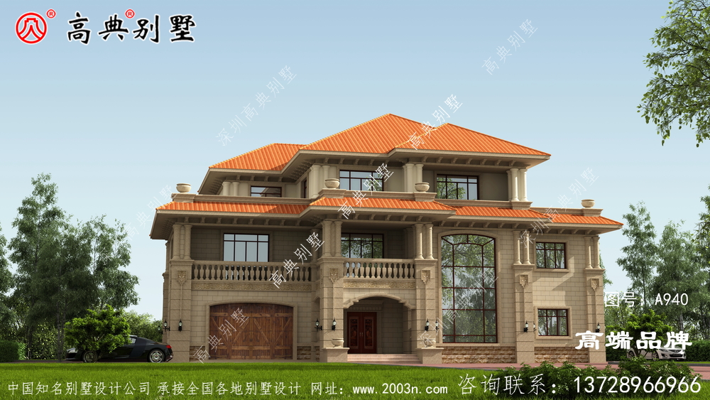 兩層半歐式風格簡單的外觀增加了時尚要素 兩層半歐式風格簡單的外觀增加了時尚要素