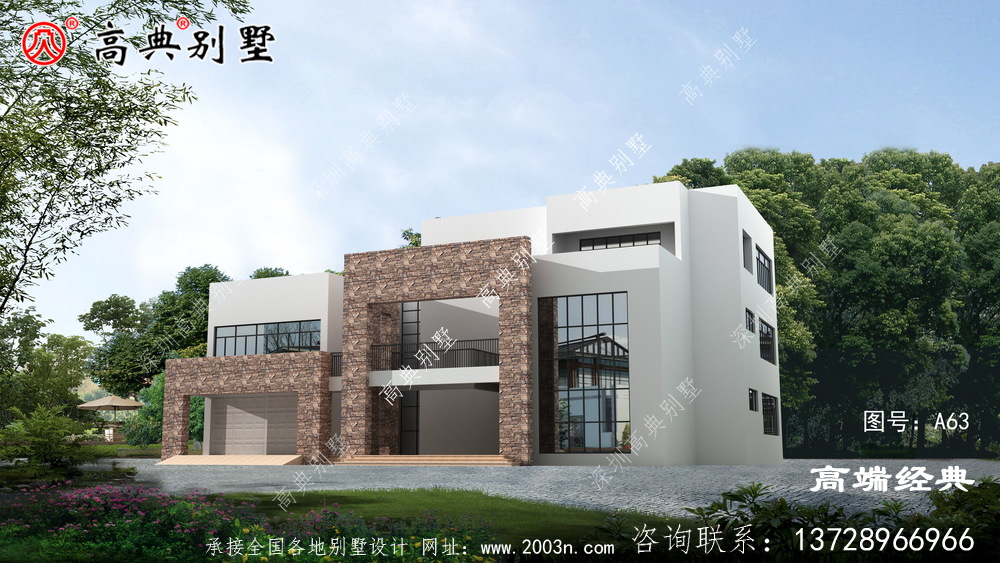 大戶型兩層戶型住宅，偶爾來客人也夠住