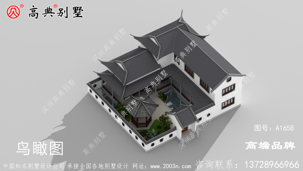 兩層中式小別墅來襲,有池有亭,極具韻味 兩層中式小別墅來襲,有池有亭,極具韻味