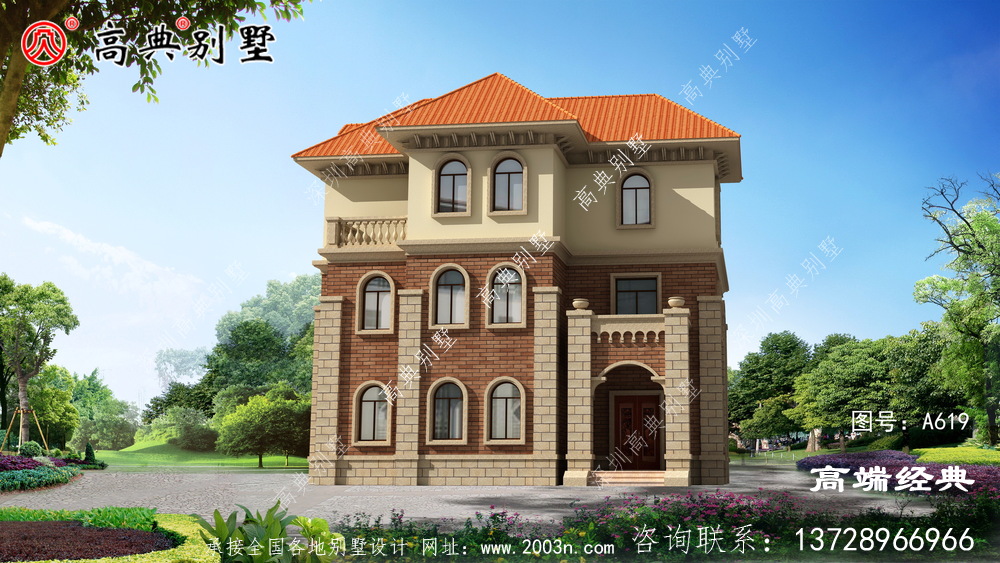 簡歐三層戶型滿足你對家的想象