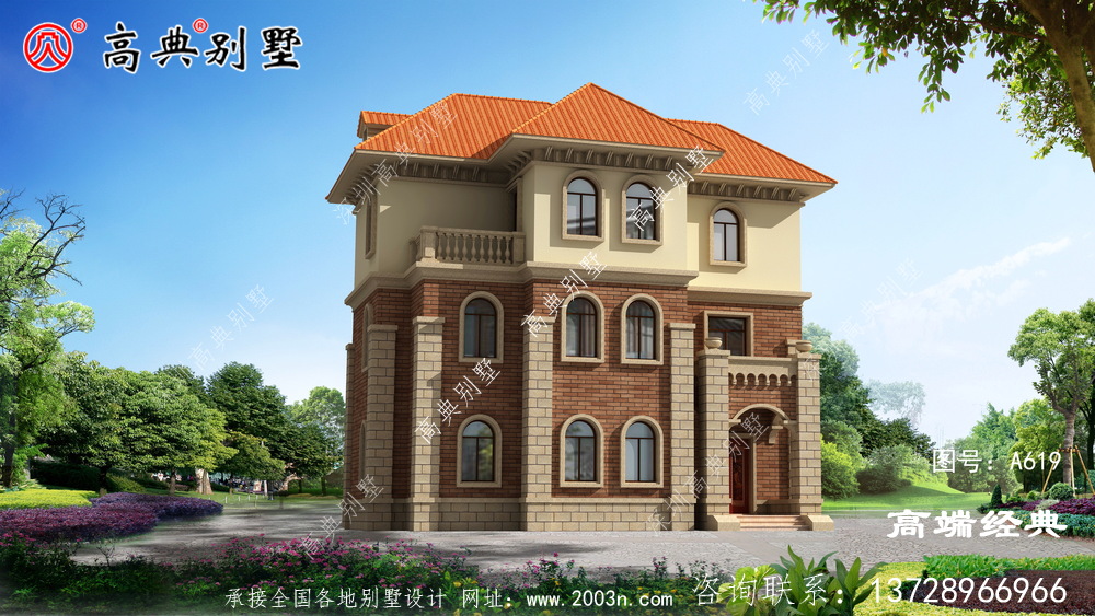 簡歐三層戶型滿足你對家的想象