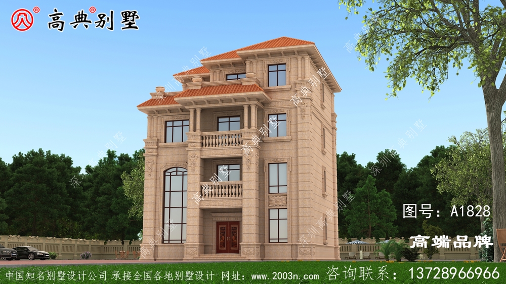 北京小伙給父母建四層別墅，建成后父母相當滿意，村里人都夸孝順