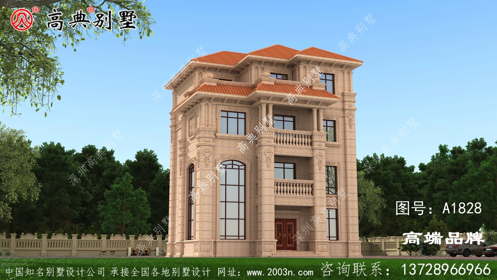 北京小伙給父母建四層別墅，建成后父母相當滿意，村里人都夸孝順