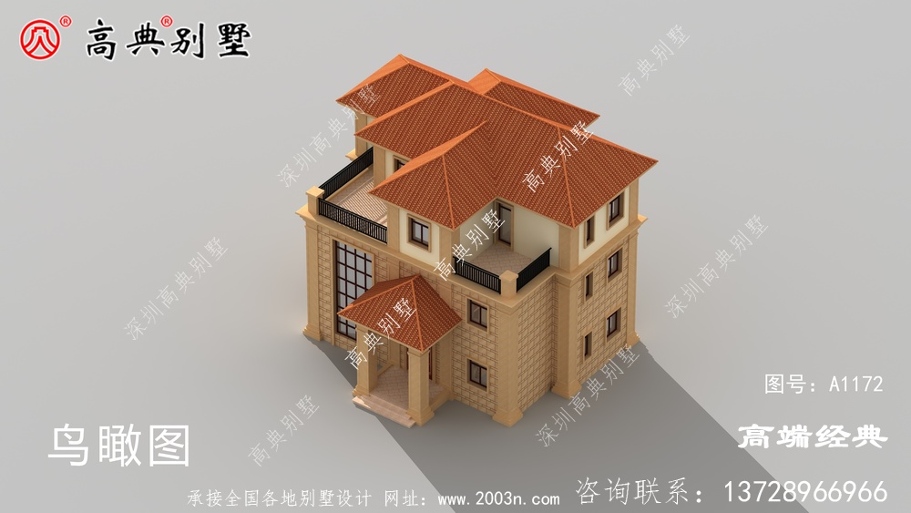 這款歐式鄉村別墅，建一棟，讓你感受到山村生活的美好。